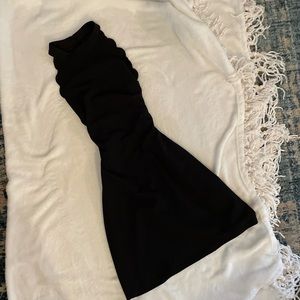 Fortune and Ivy Scallop edge little black dress